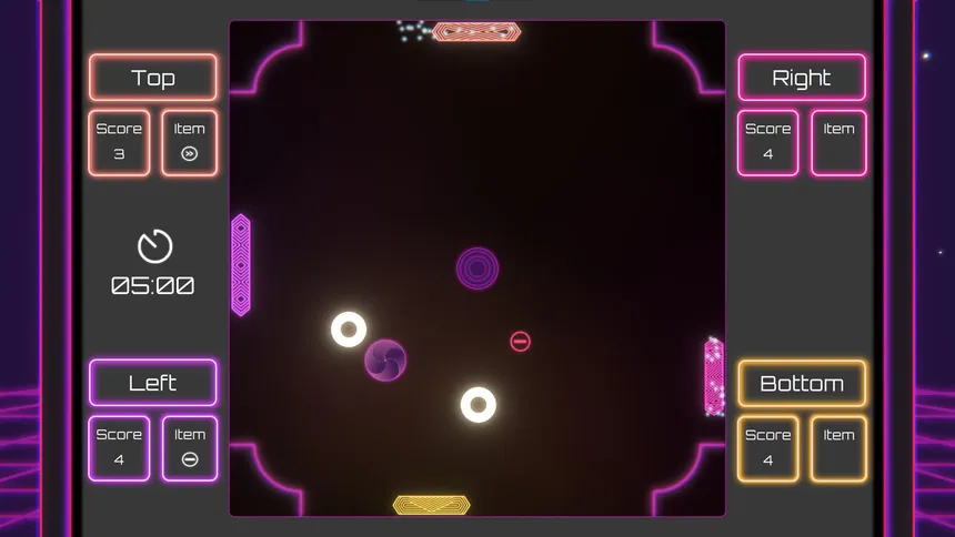 Скриншот 4 к игре Bounce Ball: Neon Party Arcade