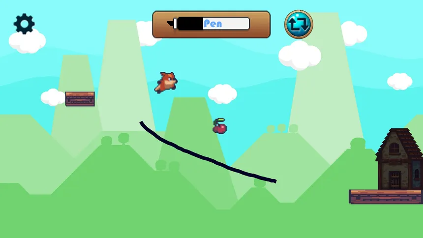 Скриншот 1 к игре The Fox's Drawing World