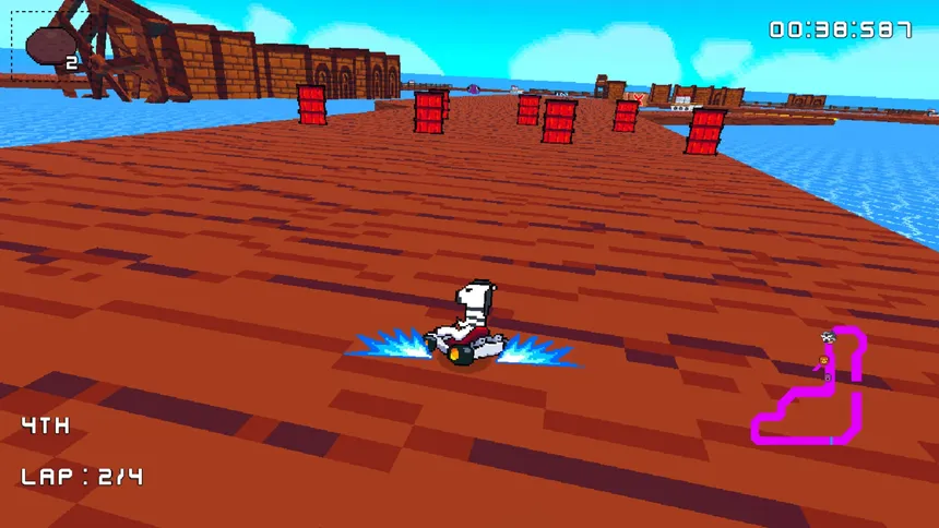 Скриншот 1 к игре Retro Kart Rush