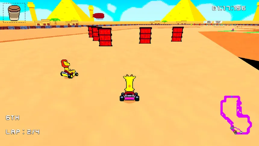 Скриншот 2 к игре Retro Kart Rush