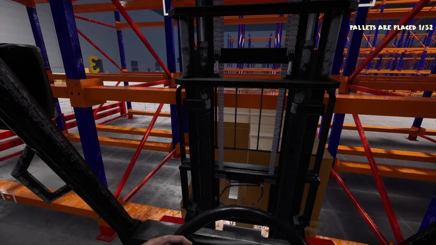 Скриншот 2 к игре Warehouse Simulator: Forklift Driver