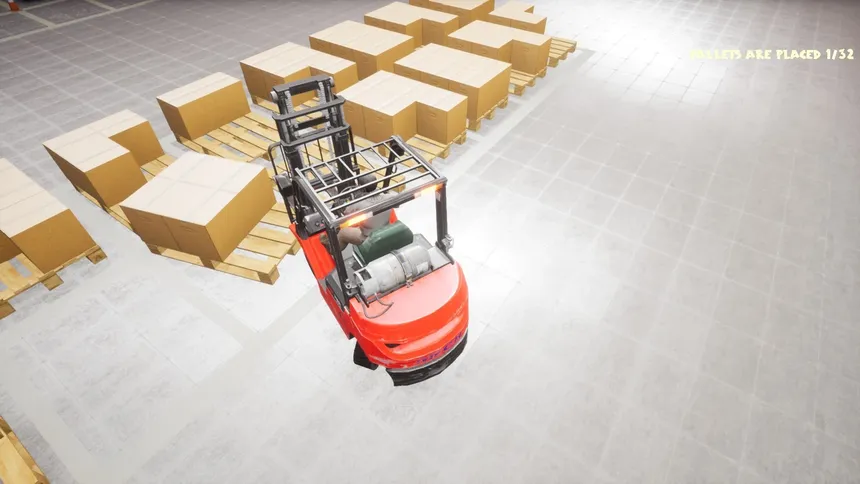 Скриншот 4 к игре Warehouse Simulator: Forklift Driver