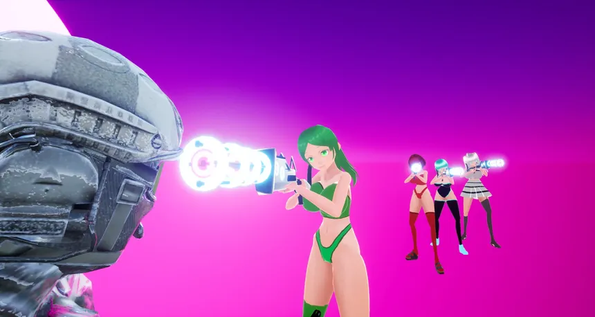 Скриншот 1 к игре Anime Girls VS  Soldiers