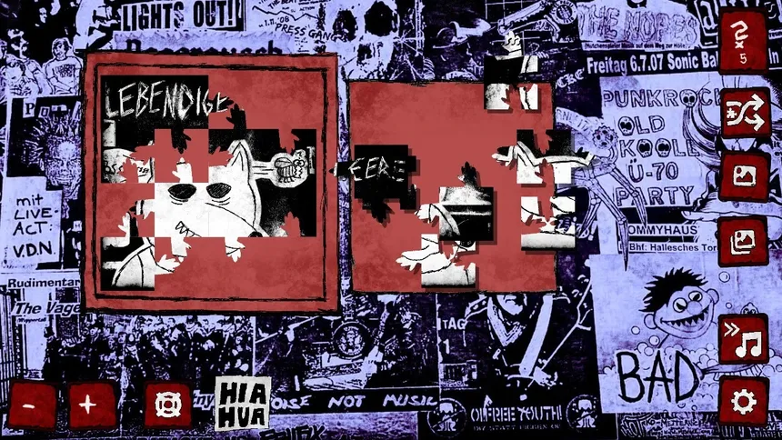 Скриншот 2 к игре Nachkriegsratten Punk-Rock Puzzle