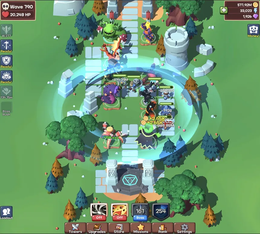 Скриншот 8 к игре Idle Monster TD: Evolved