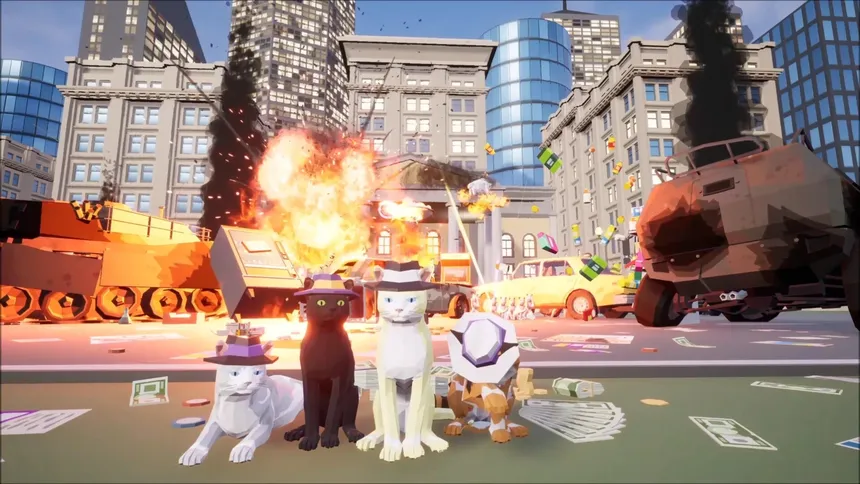 Скриншот 1 к игре Heist Kitty: Коты идут вразнос