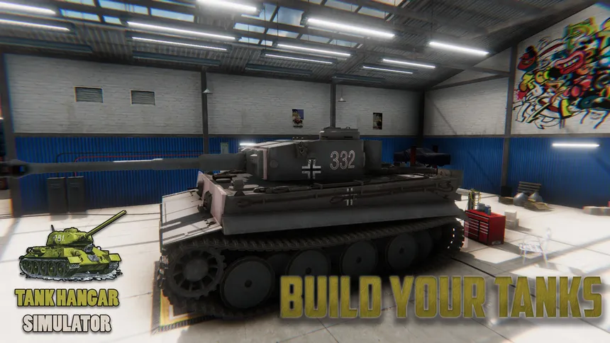 Скриншот 2 к игре Tank Hangar Simulator