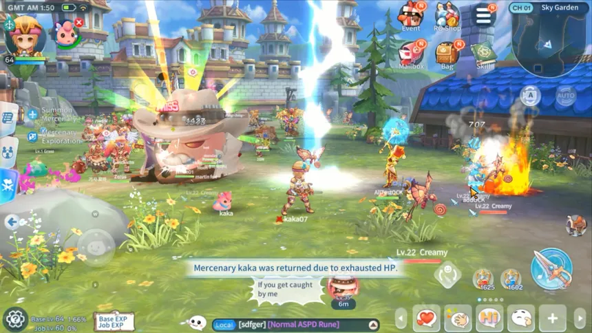 Скриншот 1 к игре Ragnarok V: Returns
