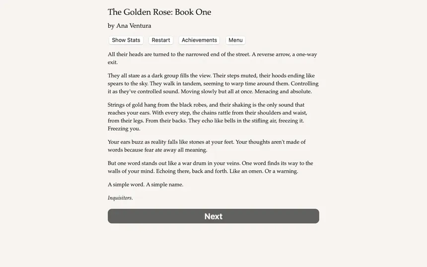 Скриншот 1 к игре The Golden Rose: Book One