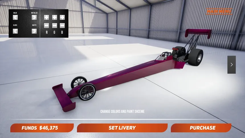 Скриншот 5 к игре Drag Battle Top Fuel