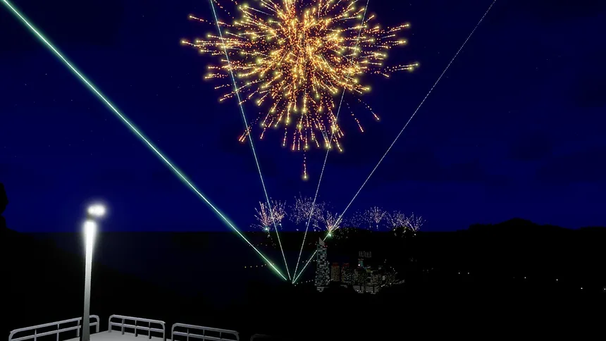 Скриншот 7 к игре Fireworks Show VR