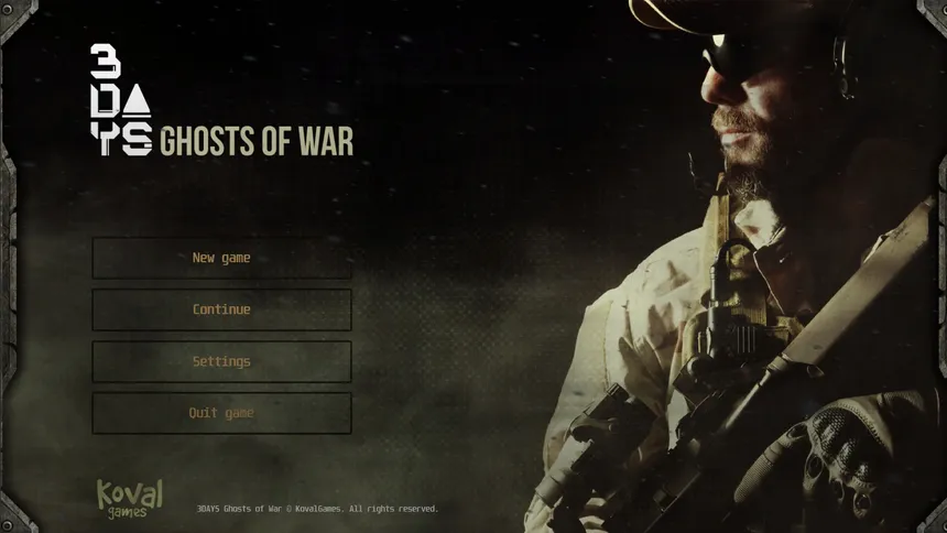 Скриншот 1 к игре 3 DAYS: Ghosts of War