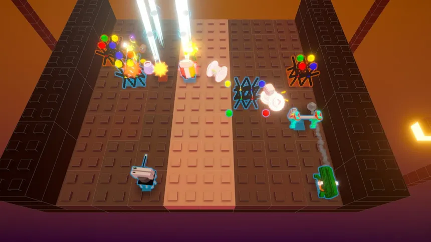 Скриншот 4 к игре ボクロボ ~Boxed Cell Robot Armies~