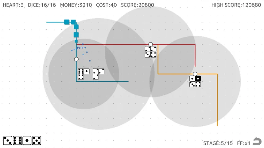 Скриншот 2 к игре Quad Dice Defence