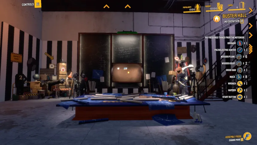 Скриншот 1 к игре MythBusters: The First Experiment