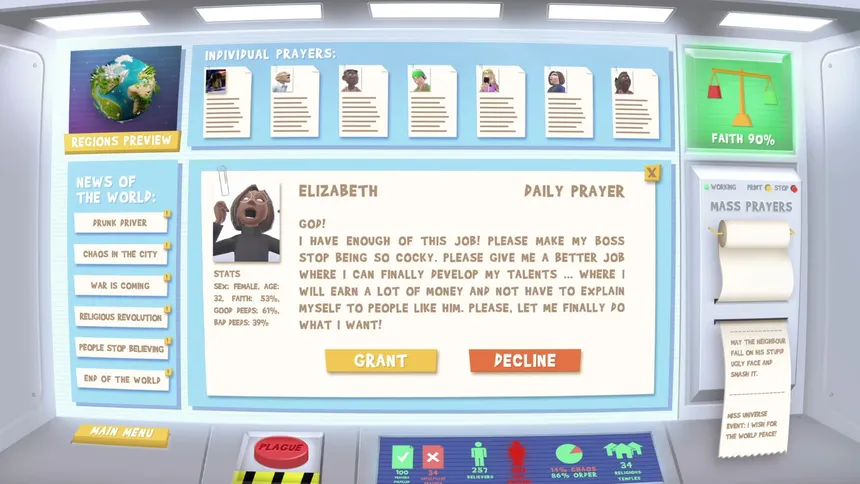 Скриншот 1 к игре God Simulator