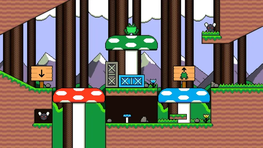 Скриншот 1 к игре Froggy Quest