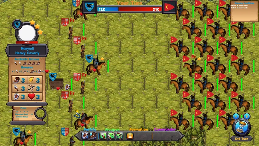 Скриншот 1 к игре Hunyadi Strategy