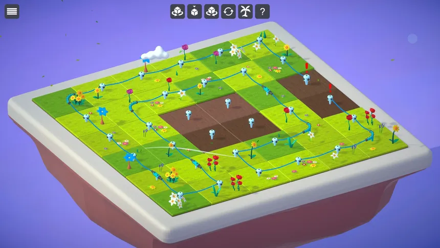 Скриншот 1 к игре Mini Gardens - Logic Puzzle
