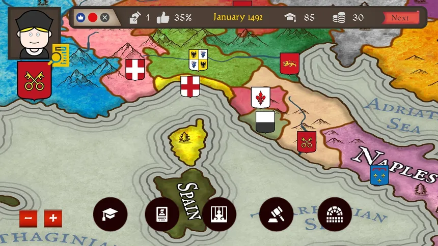 Скриншот 1 к игре Just Power: The Papal States
