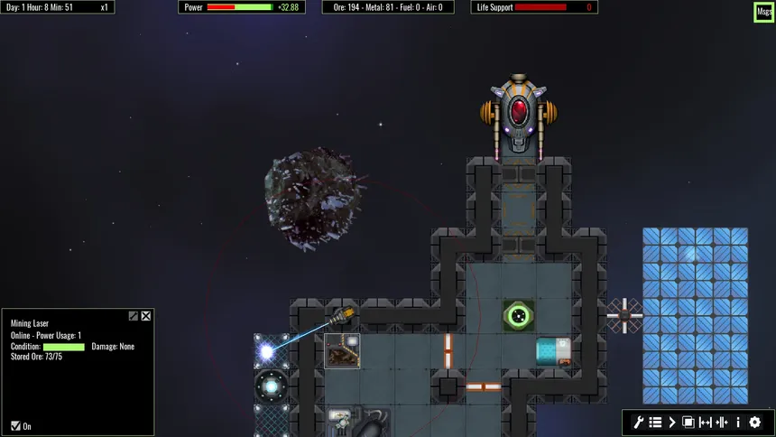 Скриншот 1 к игре Deep Space Outpost