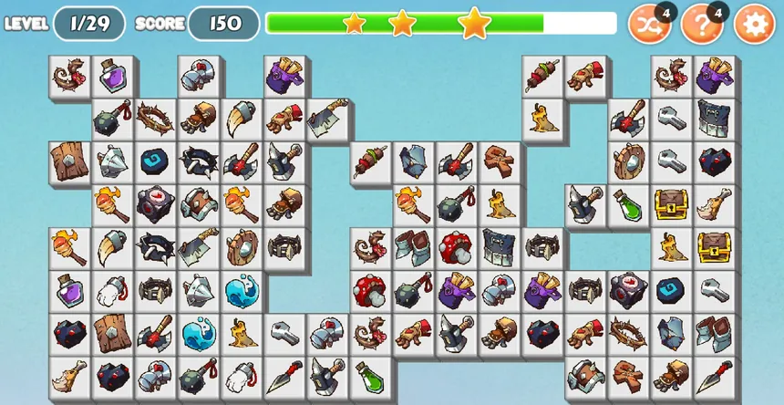 Скриншот 4 к игре Monsters and Warriors - Onet Match Connect