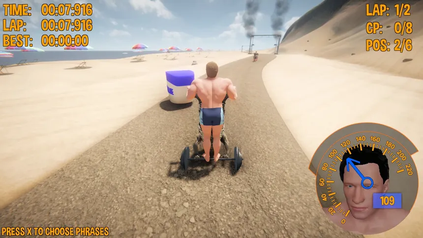 Скриншот 1 к игре Ultimate Muscle Roller Championship