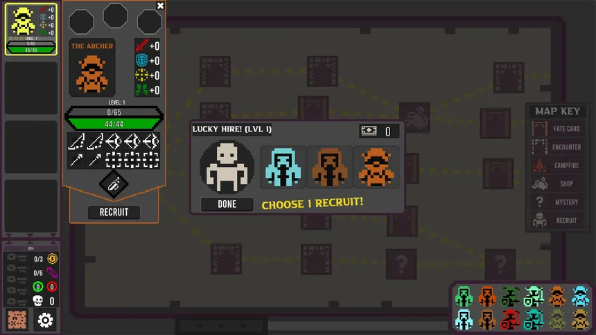 Скриншот 1 к игре Dungeon Reels Tactics