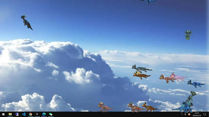 Скриншот 5 к игре Dragons On Desktop