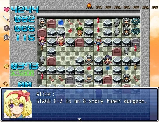 Скриншот 4 к игре Malice in Magic Tower -玲鈴魔塔-