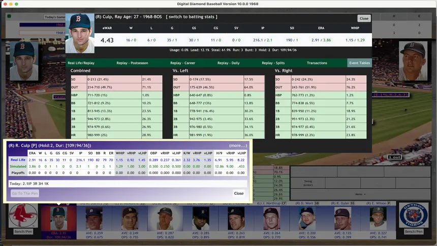 Скриншот 5 к игре Digital Diamond Baseball V10