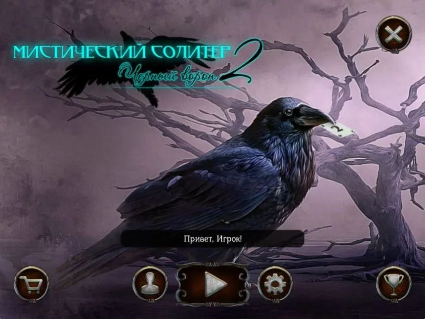Скриншот 1 к игре Mystery Solitaire. The Black Raven 2