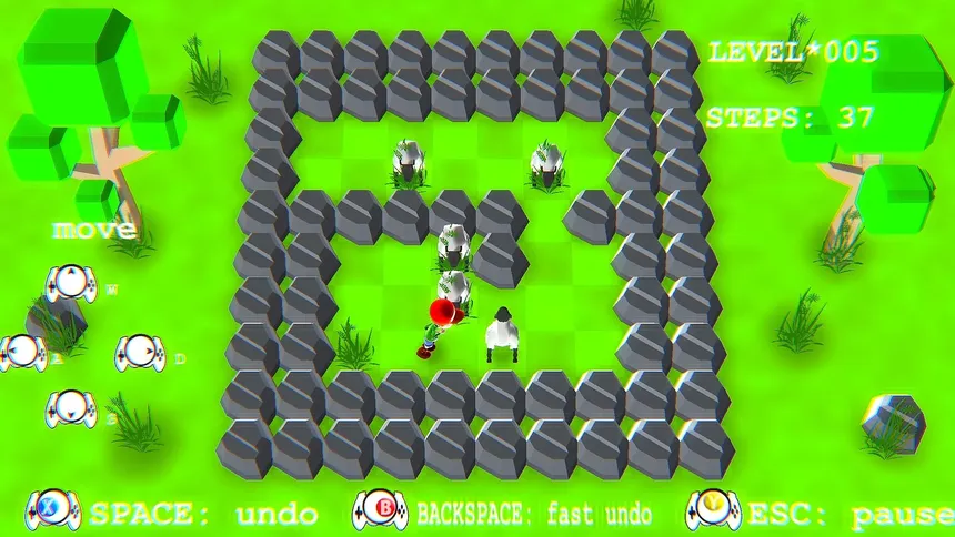 Скриншот 3 к игре Push the Sheep