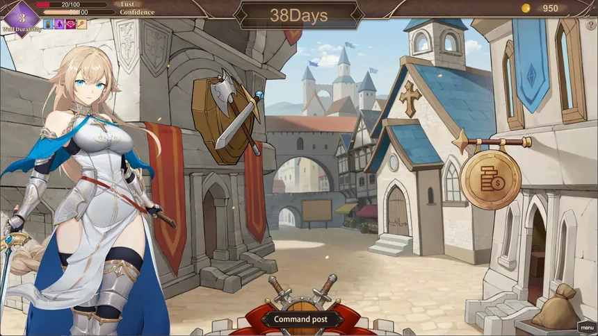 Скриншот 6 к игре Resist the succubus—The end of the female Knight