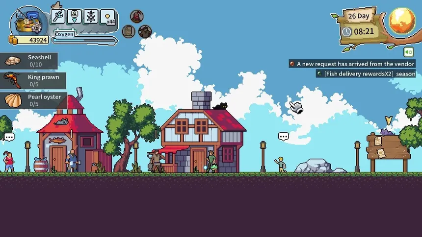 Скриншот 1 к игре Fantasy Fishing Town