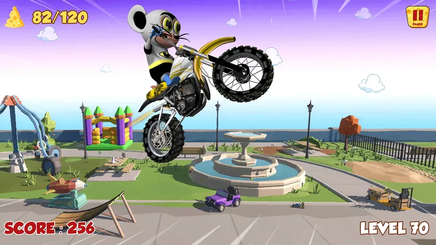 Скриншот 4 к игре Moto Mouse Stunt Mania
