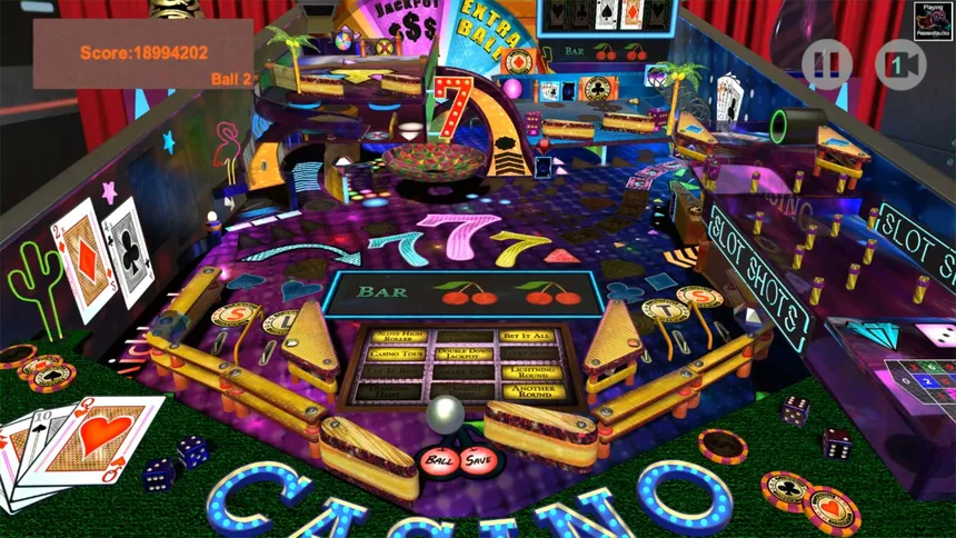 Скриншот 1 к игре Slot Shots Pinball Collection