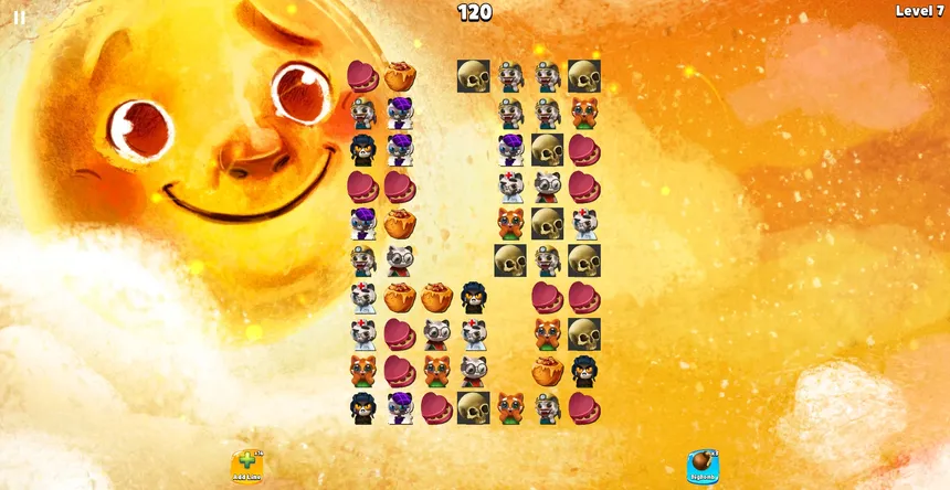 Скриншот 1 к игре Emoji Merge - Puzzle Matching