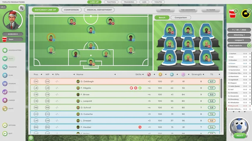 Скриншот 2 к игре GOAL! The Club Manager