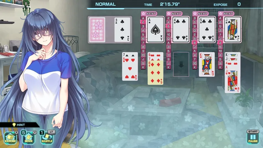 Скриншот 2 к игре Pretty Girls Four Kings Solitaire