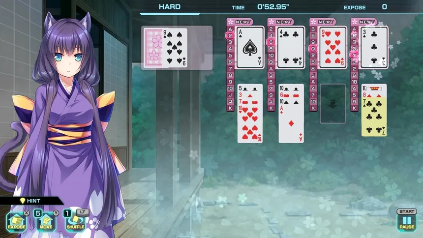 Скриншот 3 к игре Pretty Girls Four Kings Solitaire