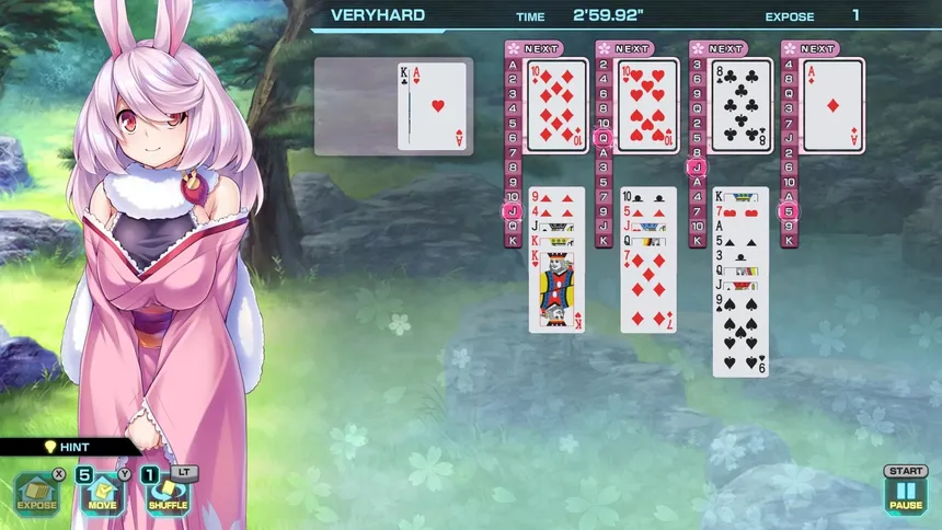 Скриншот 4 к игре Pretty Girls Four Kings Solitaire