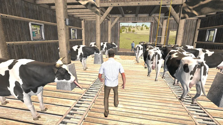 Скриншот 3 к игре Directly Drink Milk from Cow　【直に牛乳を飲め】