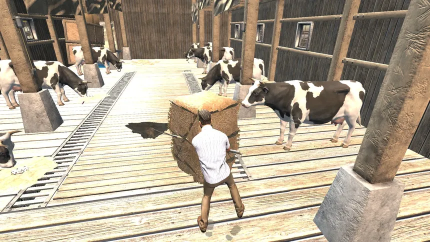 Скриншот 4 к игре Directly Drink Milk from Cow　【直に牛乳を飲め】