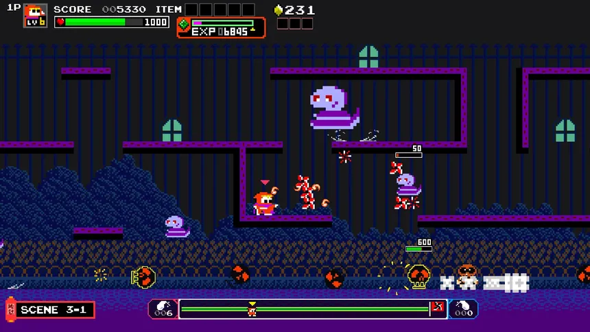 Скриншот 8 к игре Ninja JaJaMaru: The Great Yokai Battle + Hell