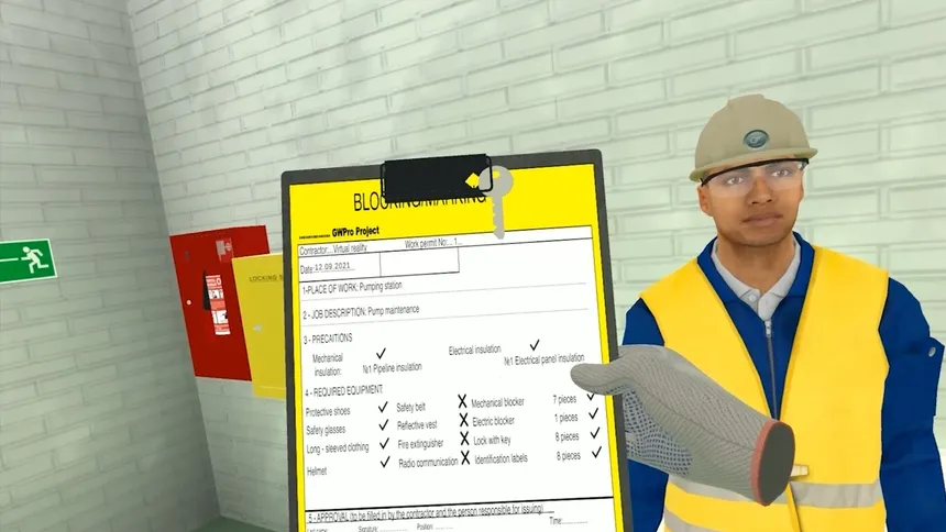 Скриншот 3 к игре Lockout Tagout (LOTO) VR Training