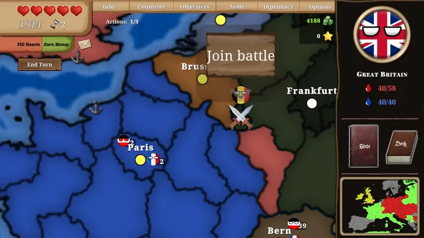 Скриншот 3 к игре Countryball: Europe 1890