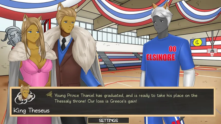 Скриншот 2 к игре Furry Shakespeare: Two Incredibly Ripped, Absolutely Shredded Noble Kinsmen