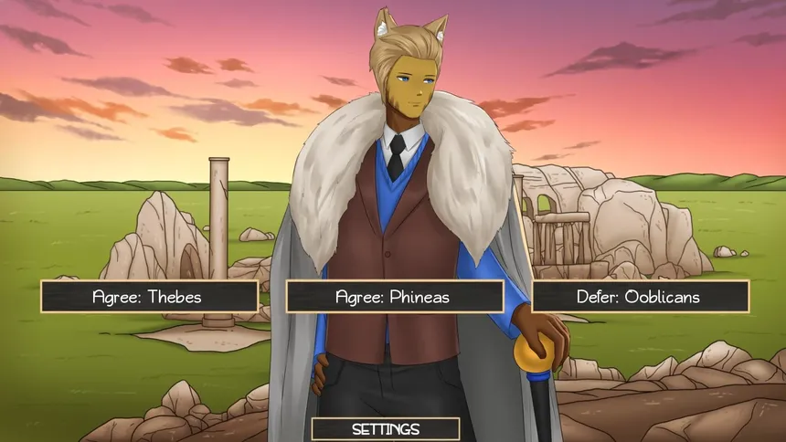 Скриншот 4 к игре Furry Shakespeare: Two Incredibly Ripped, Absolutely Shredded Noble Kinsmen