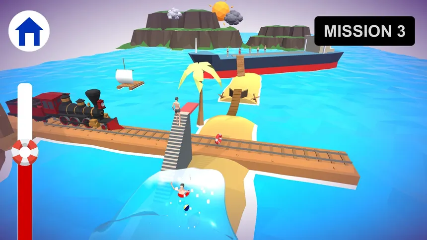 Скриншот 2 к игре Waves Running Simulator